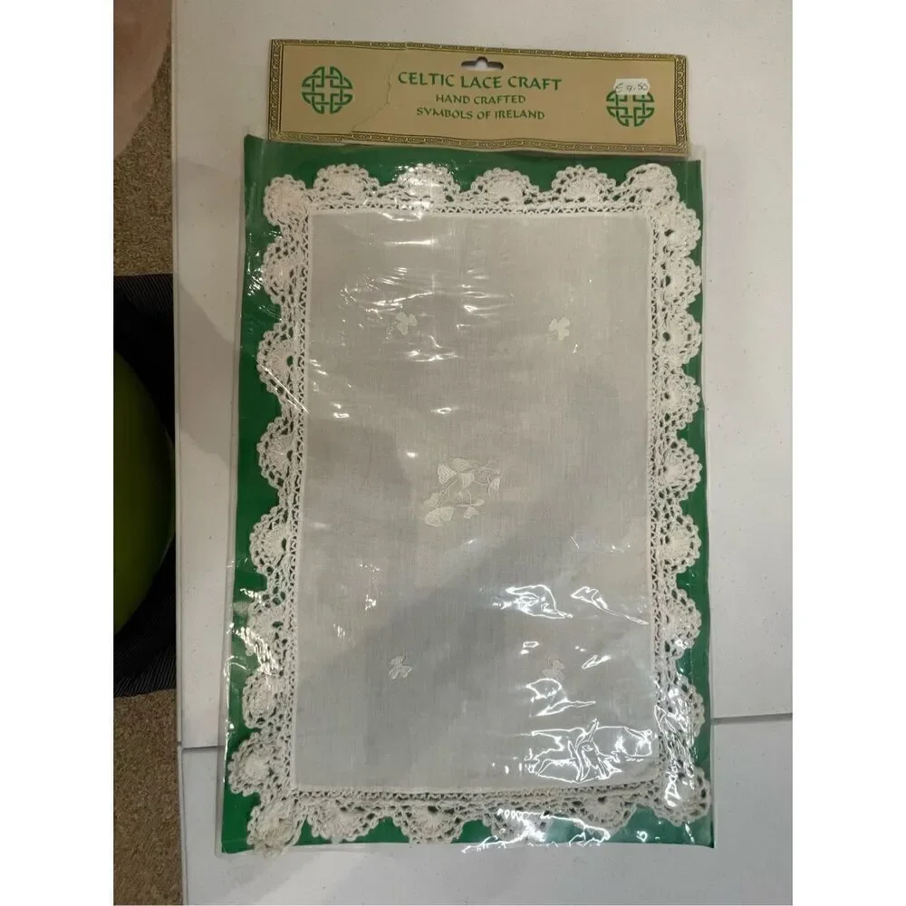 Celtic Lace Craft cloth 30x45 cm Irish Ireland